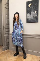 Blue Reverie Cotton Leggings 5