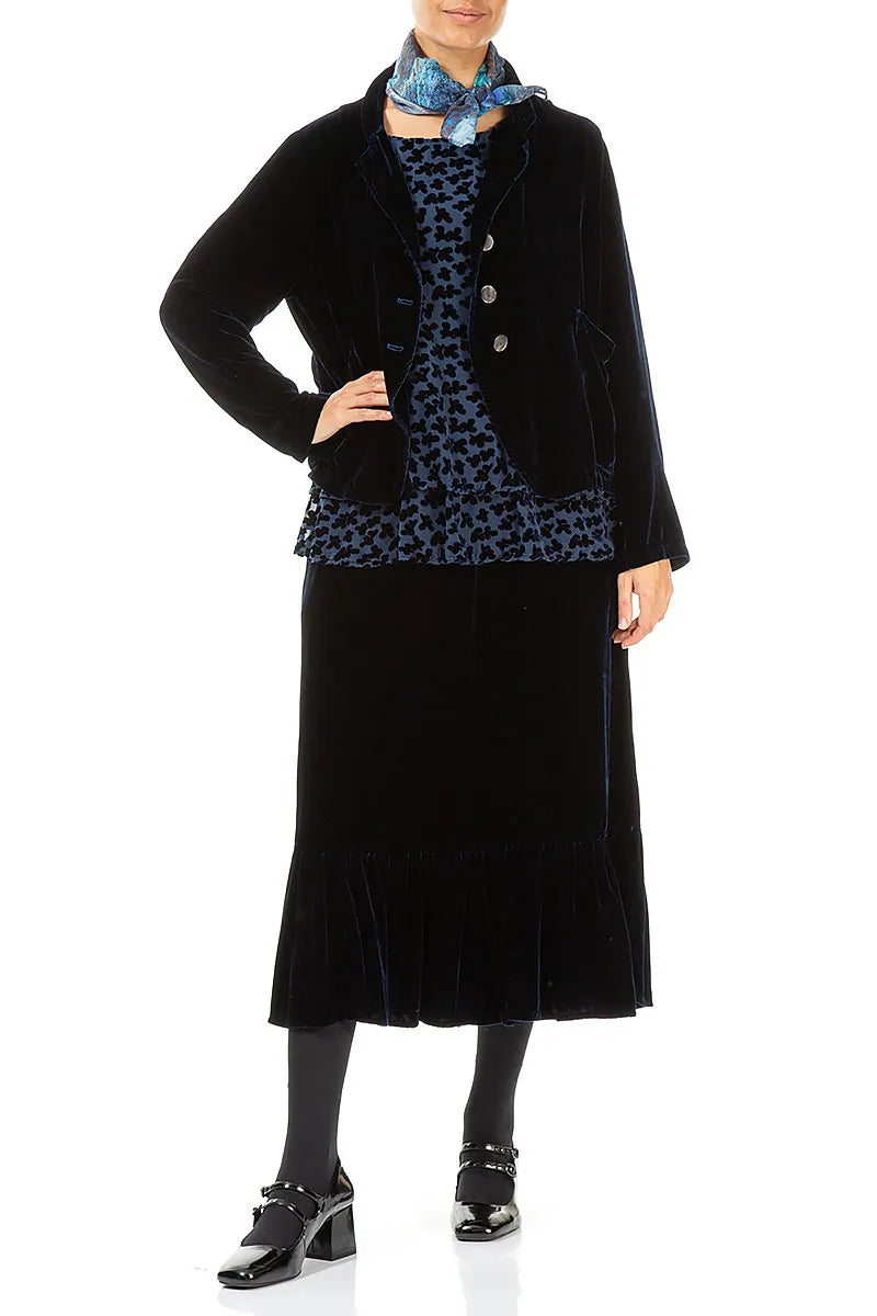 Blue Reverie Silk Cotton Scarf 3