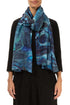 Blue Reverie Silk Cotton Scarf 1