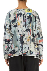 Boxy Artful Elements Cotton Jumper 2