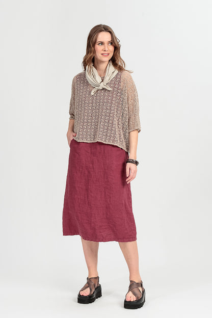 Boxy Beige Broderie Cotton Blouse 8