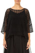 Boxy Black Broderie Cotton Blouse 1