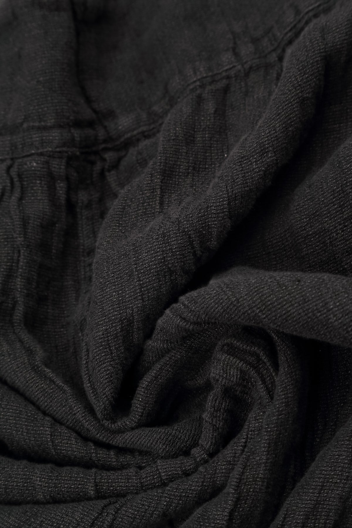 Boxy Charcoal Mélange Linen Jacket