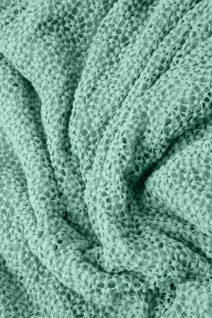 Boxy Mint Broderie Cotton Blouse 5