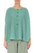 Boxy Mint Linen Cardigan 1