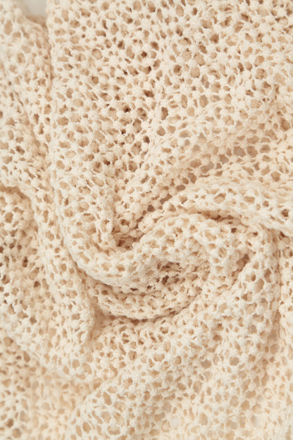 Boxy Off White Broderie Cotton Blouse 5