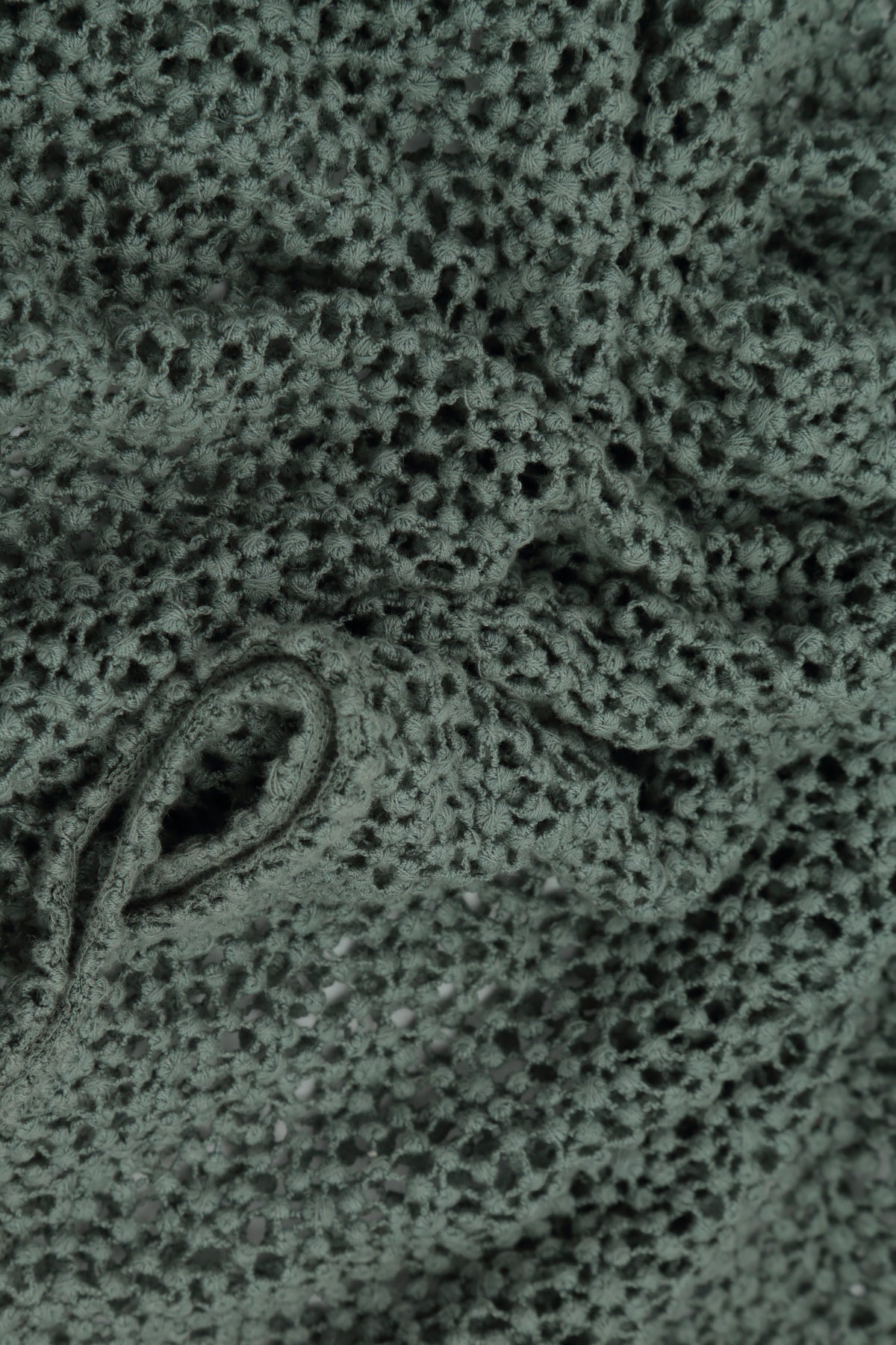 Boxy Sage Broderie Cotton Blouse 5