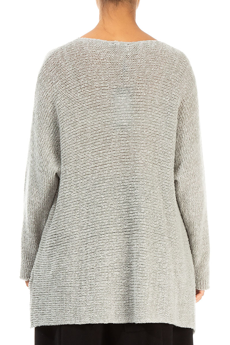 Bubbles Greige Wool Sweater