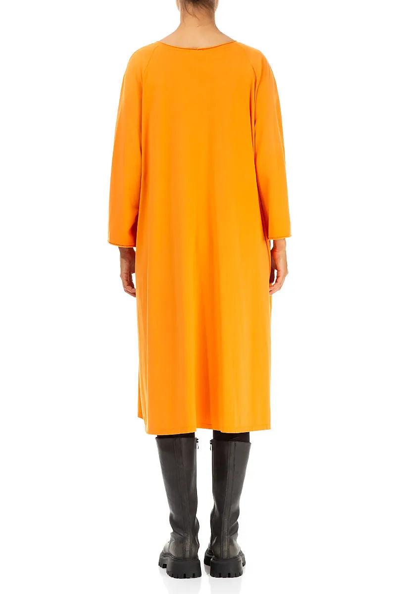 Burnt Orange Cotton Tunic Dress 2