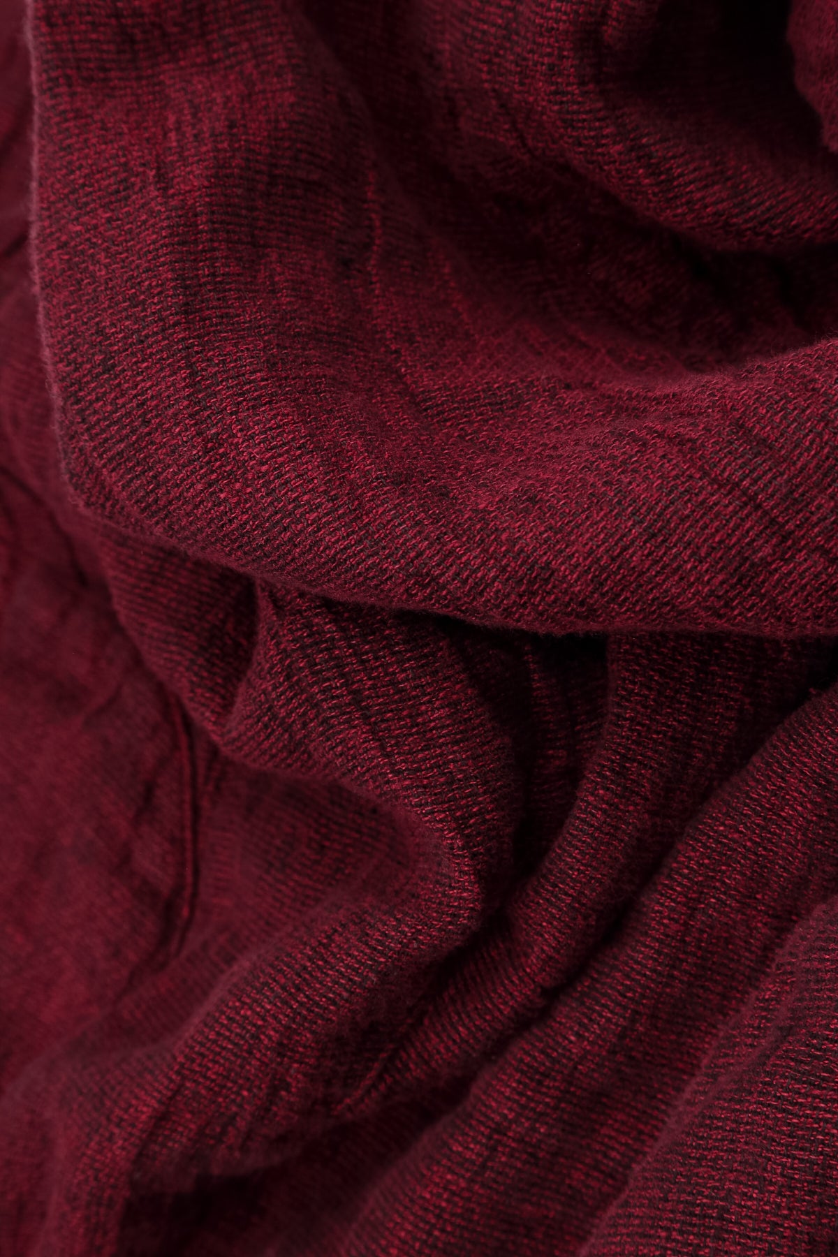 Button Front Ruby Mélange Linen Trousers