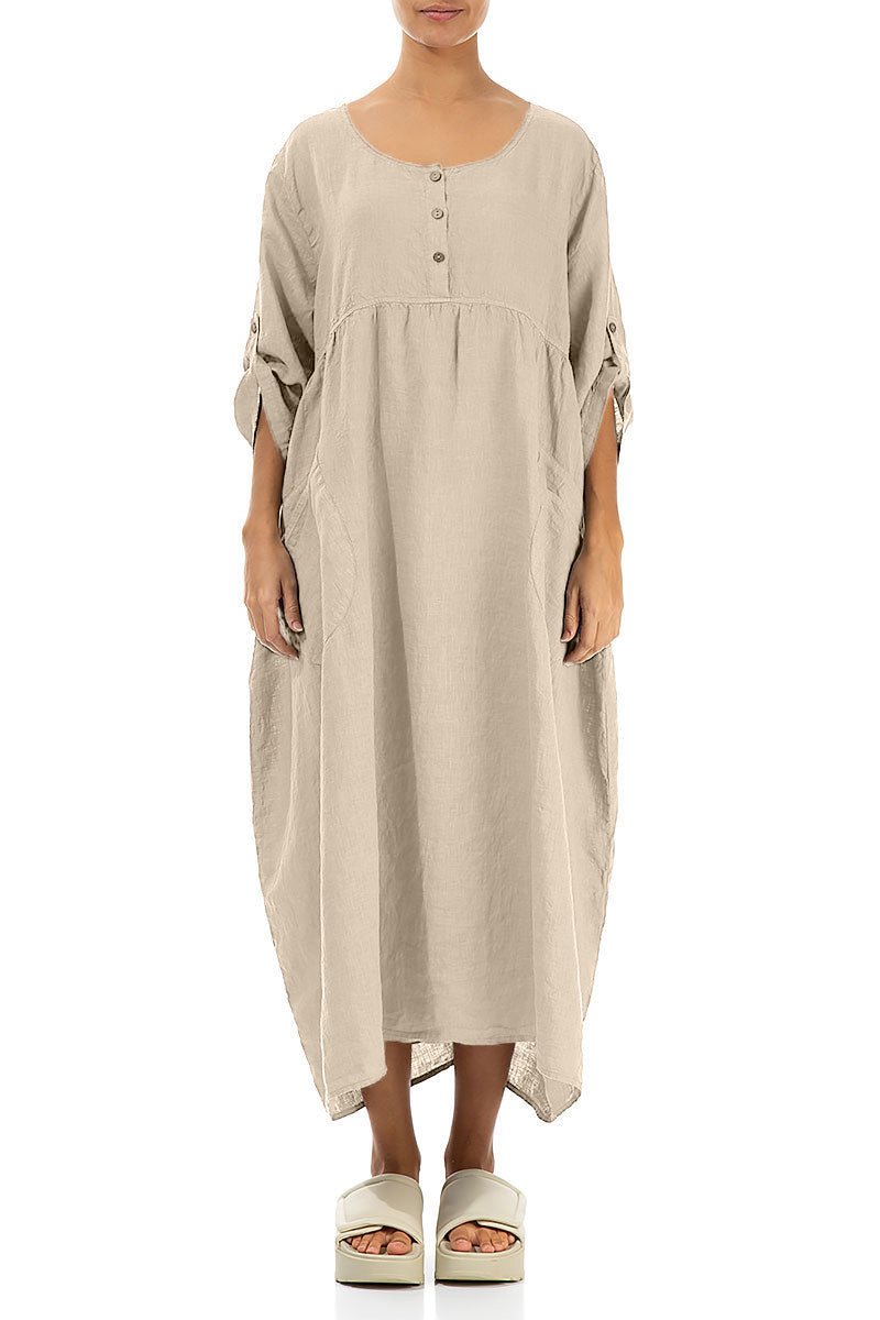 w lane linen dresses Atlanta Linen Dress in Linum main image 1