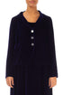 Buttoned Royal Purple Silk Velvet Jacket 1