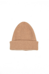 Caramel Soft Wool Beanie Hat 4