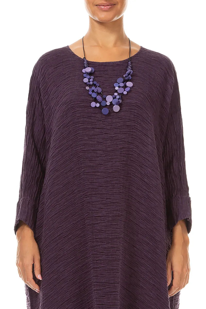 Cascade Deep Plum Necklace