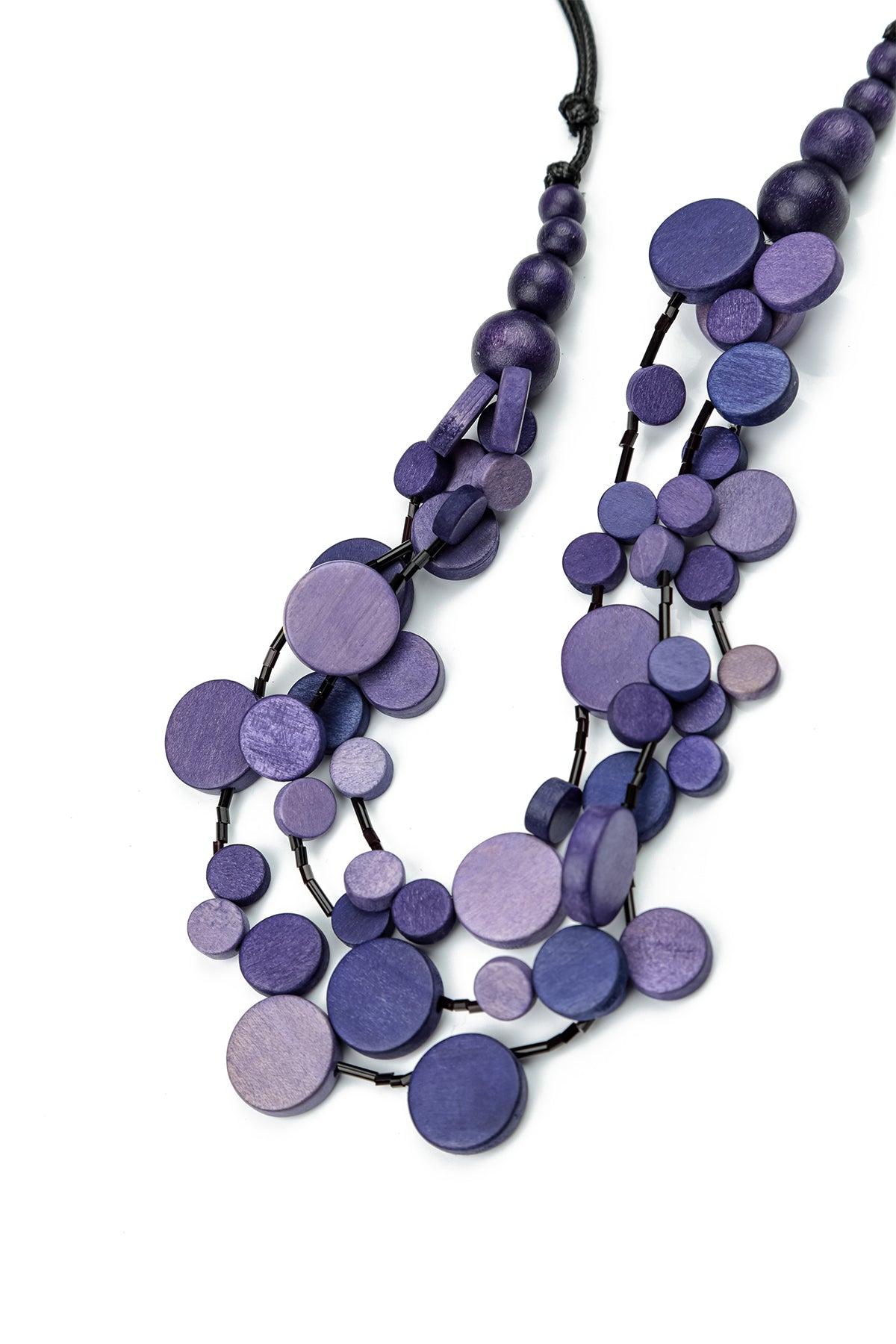 Cascade Deep Plum Necklace