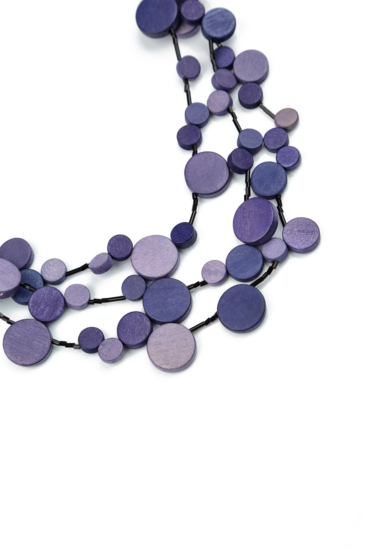 Cascade Deep Plum Necklace