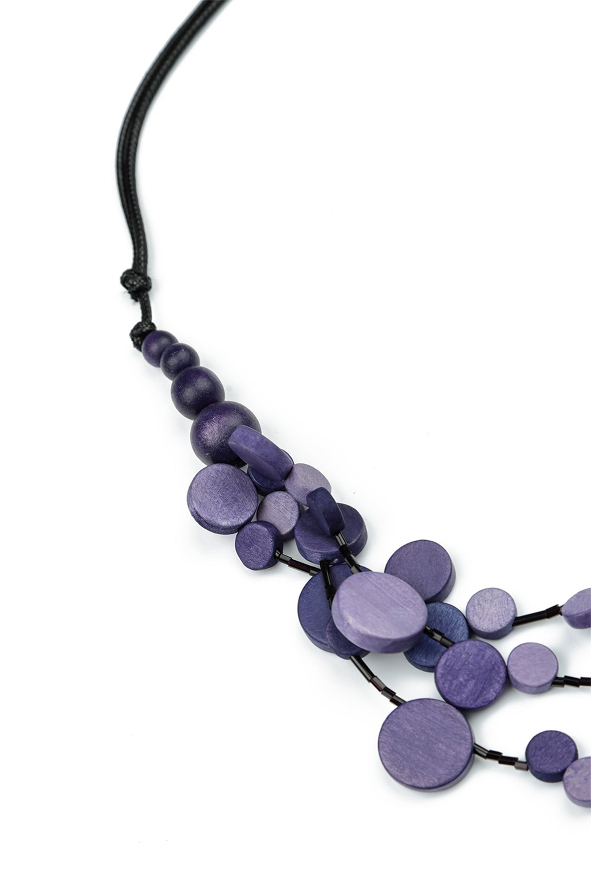 Cascade Deep Plum Necklace