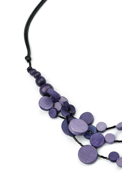Cascade Deep Plum Necklace