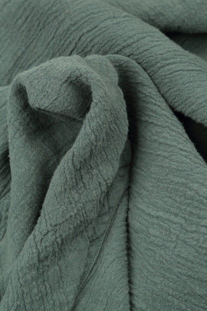 Centre Placket Sage Linen Viscose Jacket