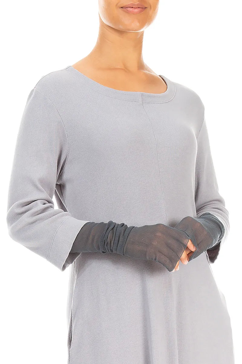 Charcoal Mesh Soft Cotton Wristlets