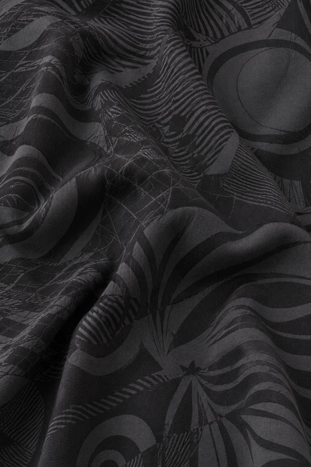 Charcoal Orbit Cotton Leggings