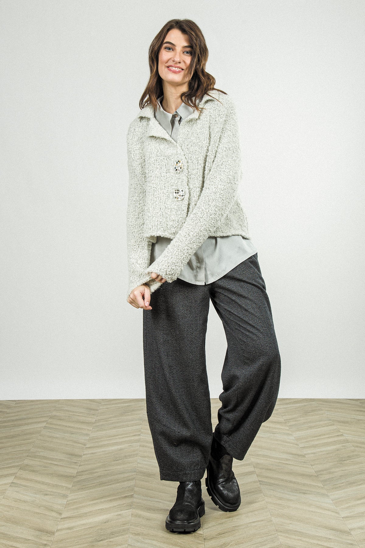Charcoal Wool Trousers 7