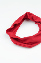 Cherry Red Cotton Headband 3