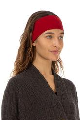 Cherry Red Cotton Headband 1
