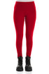 Cherry Red Cotton Leggings 1
