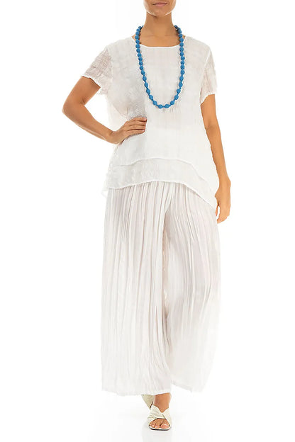 Cobalt Blue Silk Fine Bead Necklace 2