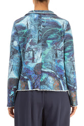 Collar Blue Reverie Cotton Jacket 2