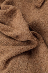 Collar Caramel Wool Cardigan 5