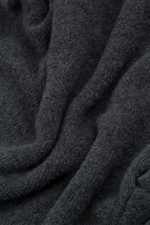 Collar Dark Grey Wool Cardigan 5