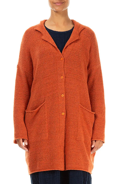 Collar Ember Wool Cardigan 2