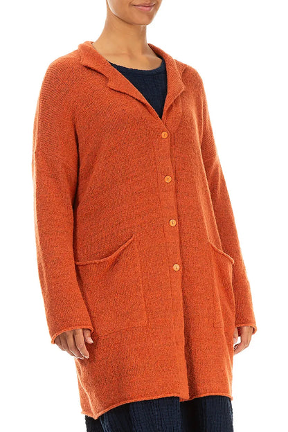 Collar Ember Wool Cardigan 4