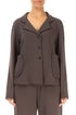 Collar Forest Brown Cotton Jacket 1