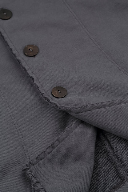Collar Graphite Cotton Jacket 5