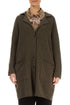 Collar Khaki Wool Cardigan 1