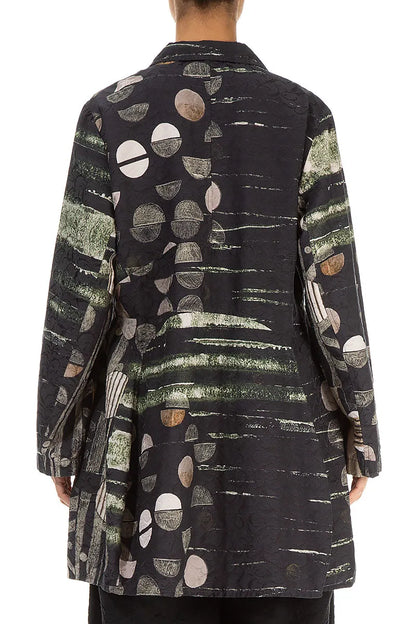 Collar Moonlight Ornamented Silk Cotton Jacket 2