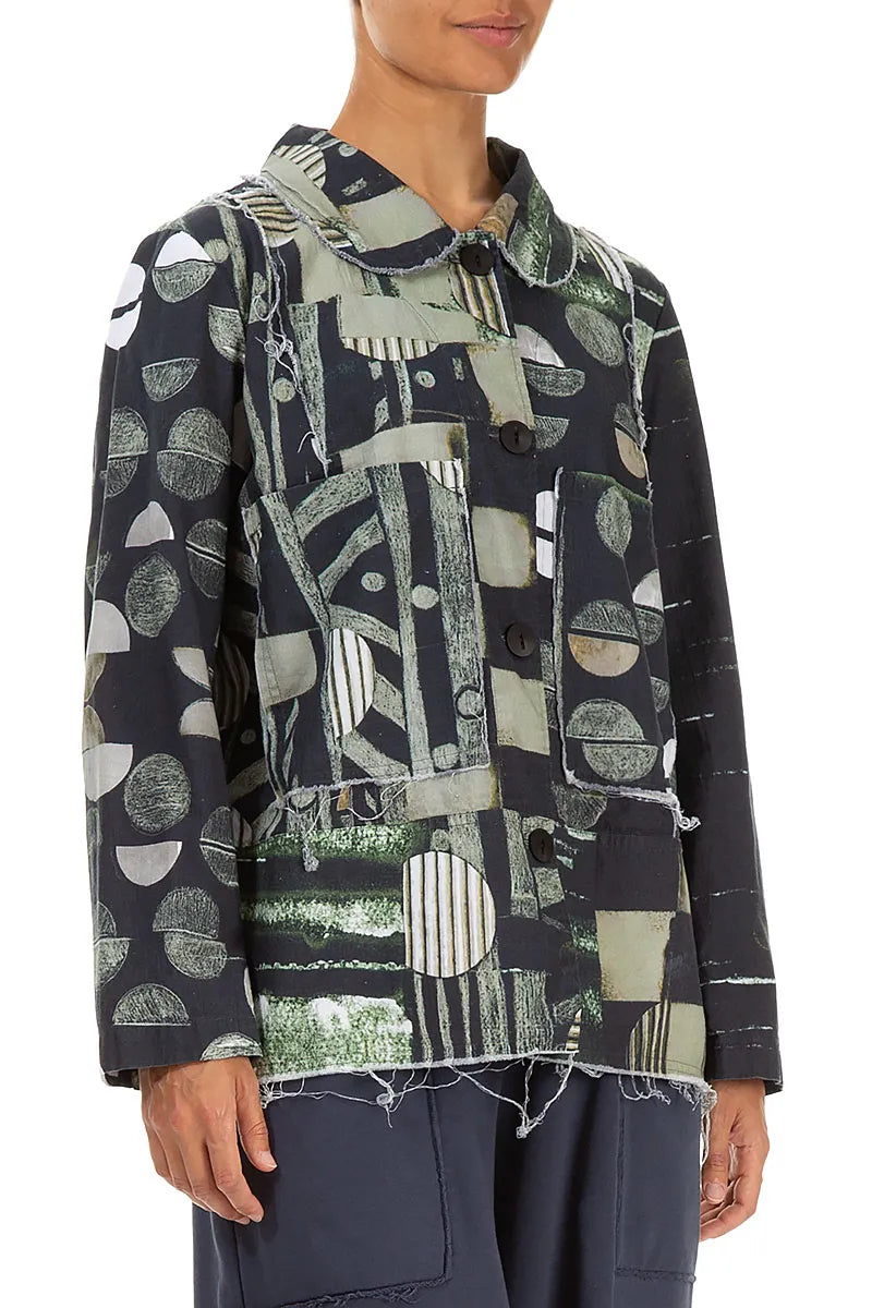 Collar Neck Moonlight Cotton Jacket 3