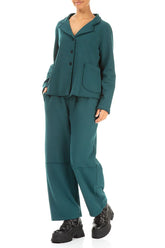 Collar Peacock Cotton Jacket 3