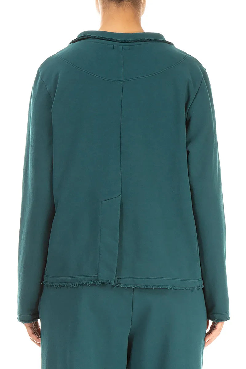 Collar Peacock Cotton Jacket 2