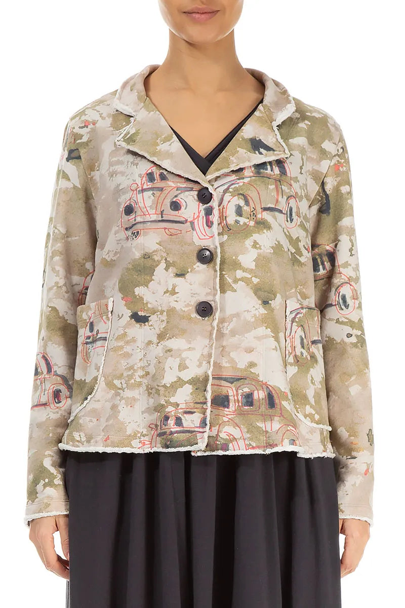 Collar Retro Cotton Jacket 1