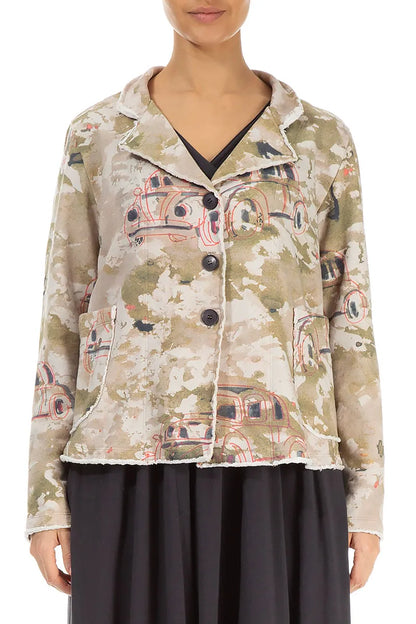 Collar Retro Cotton Jacket 1