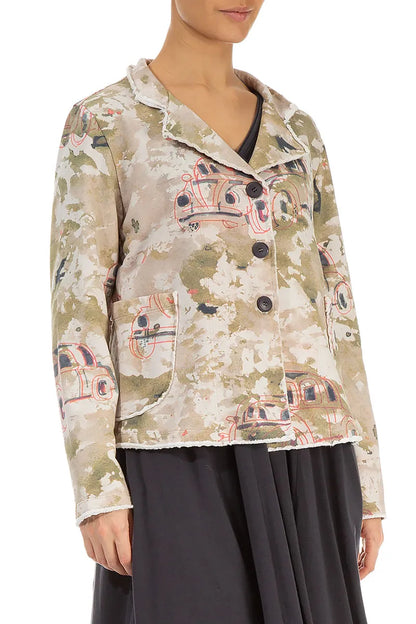 Collar Retro Cotton Jacket 3