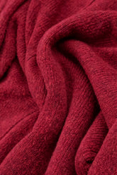 Collar Ruby Red Wool Cardigan 5