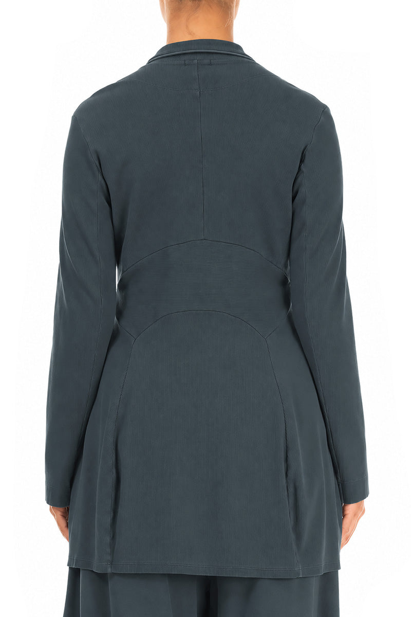 Collar Slate Cotton Jacket