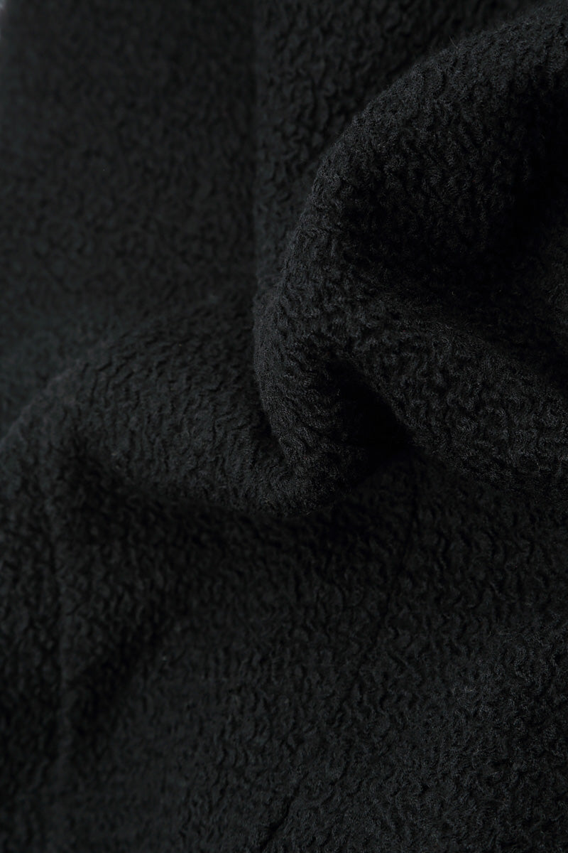Collared Black Wool Jacket 5