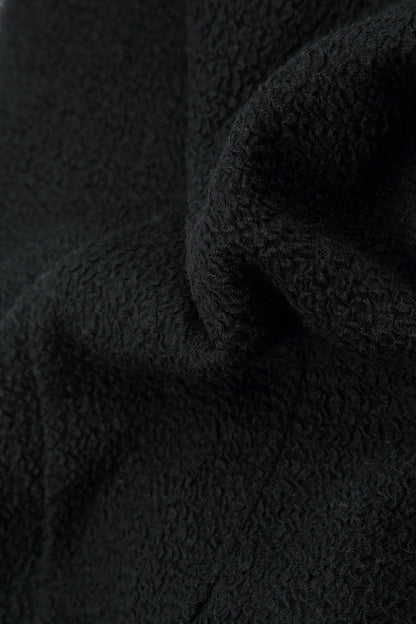 Collared Black Wool Jacket 5