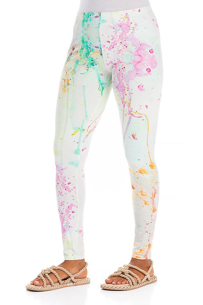 Colour Splash Cotton Leggings 3